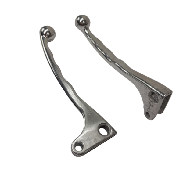 Bremshebelgriffsatz Riffel Chrom